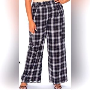 Black and White Plaid Pants